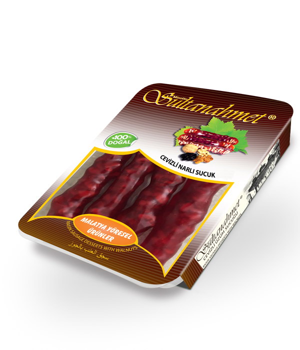 Walnuss-Granatapfel Wurst